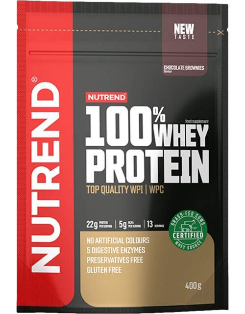Nutrend 100% Whey Protein 400 g čokoláda+kakao