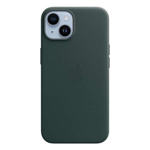 Apple iPhone 14 Plus Kožený kryt s MagSafe piniově zelený MPPA3ZM/A