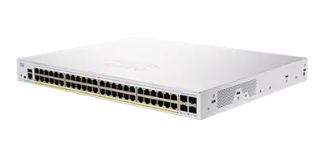Cisco switch CBS350-48P-4G, 48xGbE RJ45, 4xSFP, PoE+, 370W