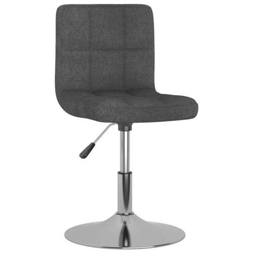 Barová židle tmavě šedá textil, 334200