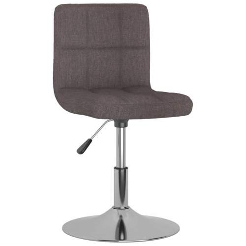 Otočná barová židle taupe textil, 334208