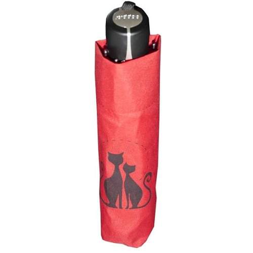 Doppler Dámský skládací deštník Mini Fiber Dreaming Cats 726465C06