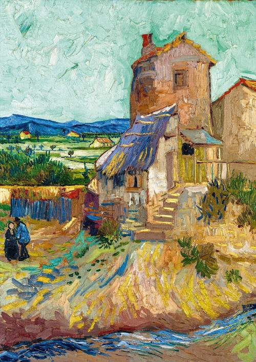 BLUEBIRD Puzzle Starý mlýn (La Maison de la Crau, 1888) 1000 dílků