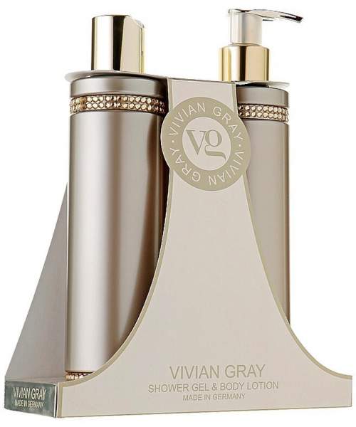 VIVIAN GRAY CRYSTALS BROWN Shower Gel + Body Lotion