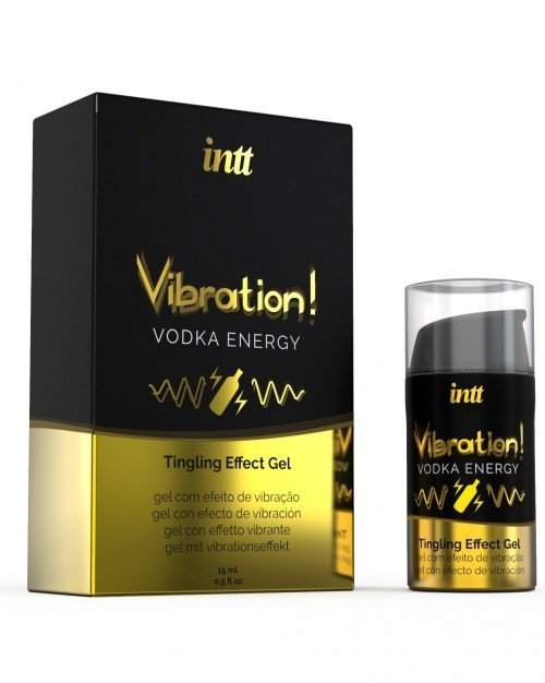 Intt Vibration Vodka Drink Energy, stimulační gel s vibračním efektem