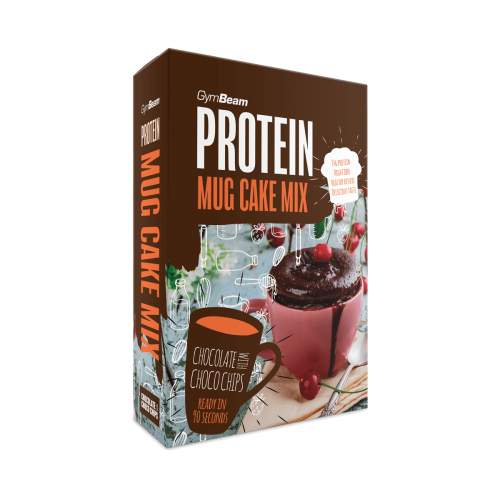 GymBeam Protein Mug Cake Mix chocolate with choco chips