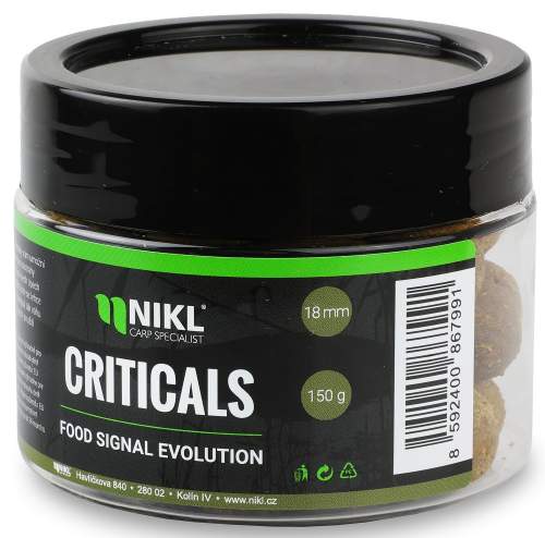 Nikl Criticals Boilie Food Signal 20mm 150g