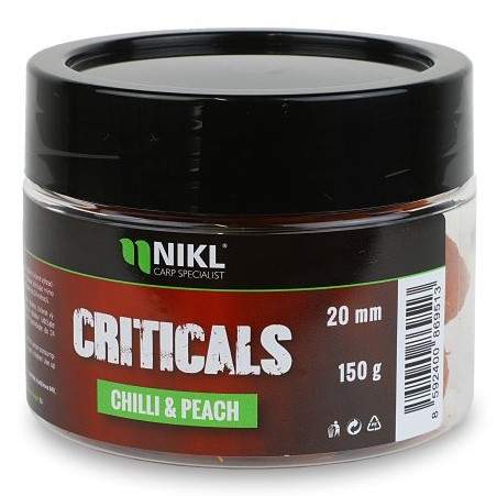 Karel Nikl Criticals boilie Chilli & Peach 150g 24mm