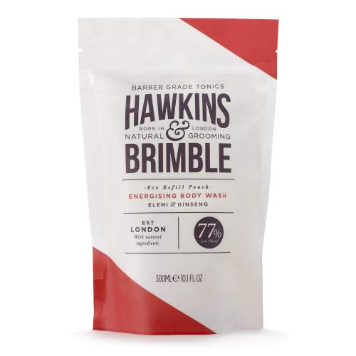 Hawkins & Brimble Mycí gel Eko-Náhradní náplň v recykl. obalu, 300ml HAW039