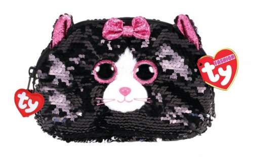 Ty Fashion Sequins kosmetická taška Kiki kočka
