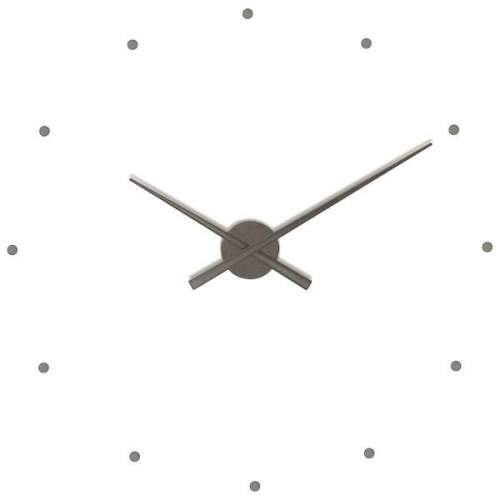 NOMON Designové nástěnné hodiny OJ grafitové 80cm