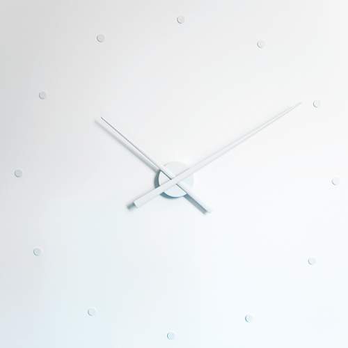 NOMON  Designové nástěnné hodiny OJ bílé 80cm