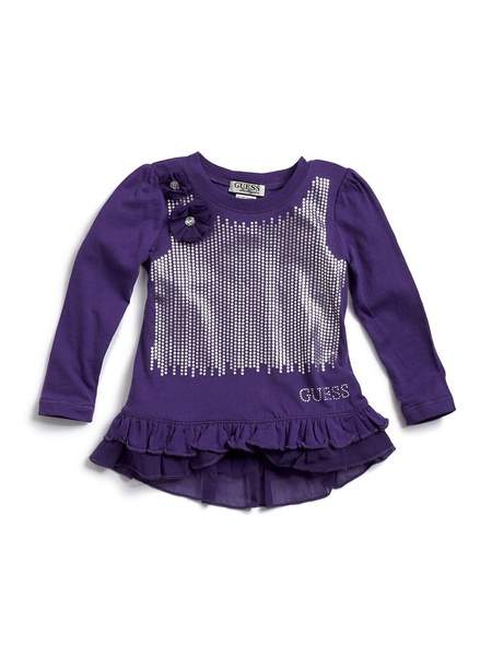 GUESS kids top with Sequins GU105 Velikost: 5/6 (5-6 let)