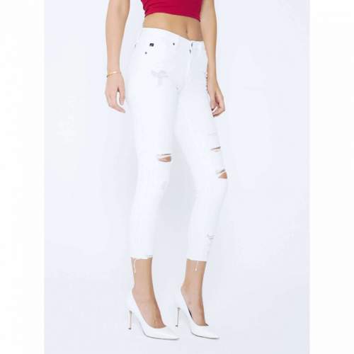 KanCan USA KanCan dámské džíny bílé skinny Sharon Athena Velikost: EU 28