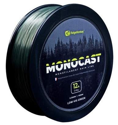 RidgeMonkey Vlasec MonoCast Monofilament 1000m