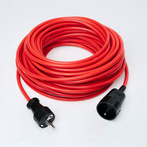 Kabel prodlužovací BASIC PPS, 30m / 230V, červený