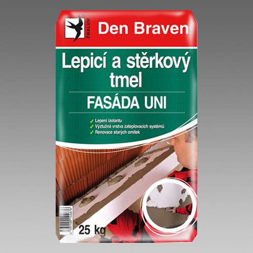 Den Braven Lepicí a stěrkový tmel FASÁDA UNI 25kg