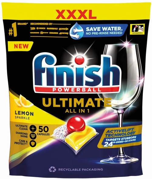 FINISH Ultimate All in 1 Lemon Sparkle 50 ks