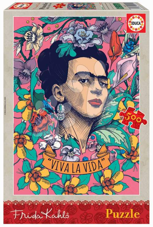 EDUCA Frida Kahlo: Viva la vida 500 dílků