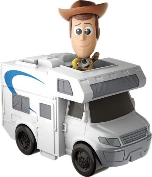 MATTEL Toy Story 4: Příběh hraček - Woody s vozidlem
