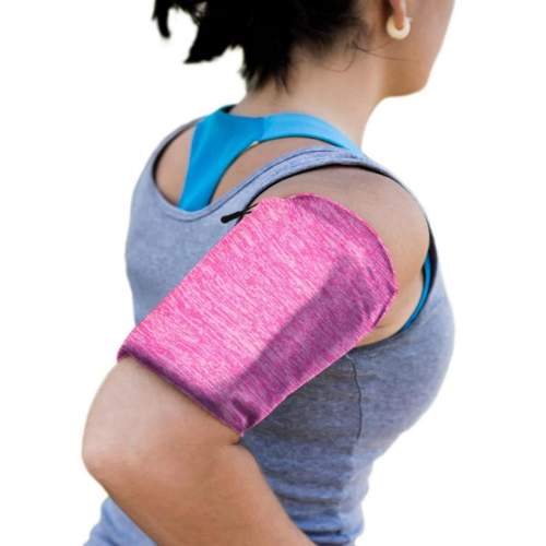 Mezamo Elastická látková páska na ruku pro běžecké fitness S růžová