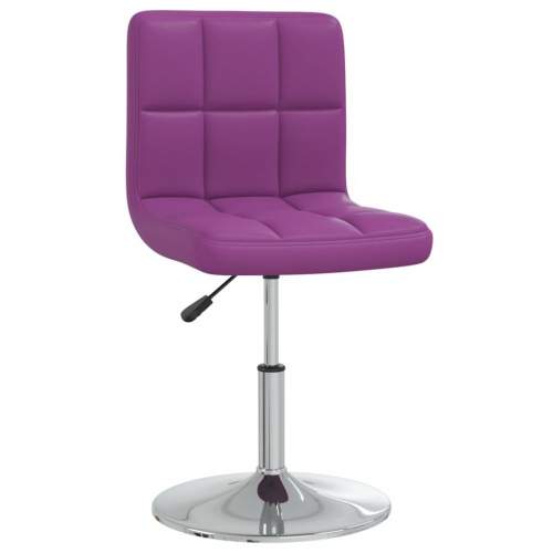 VIDA Barová stolička fialová umělá kůže