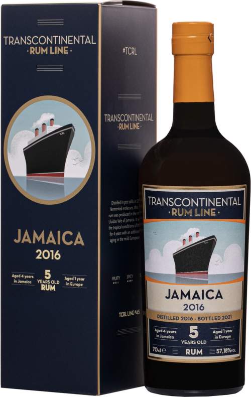 Transcontinental Rum Line Jamaica 2016 5 Y.O. 57,18% 0,7 l