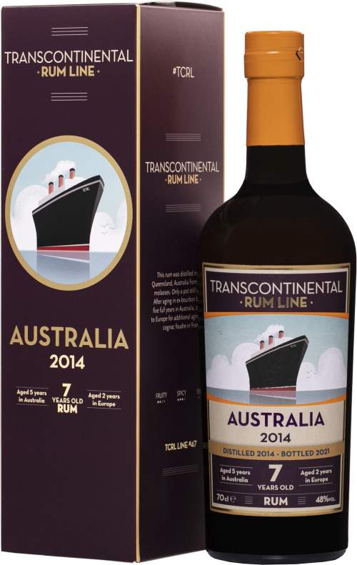 Transcontinental Rum Line Australia 2014 7 Y.O. 48,0% 0,7 l