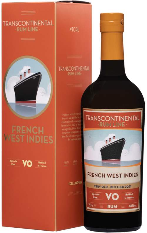 Transcontinental Rum Line French West Indies Very Old 46,0% 0,7 l