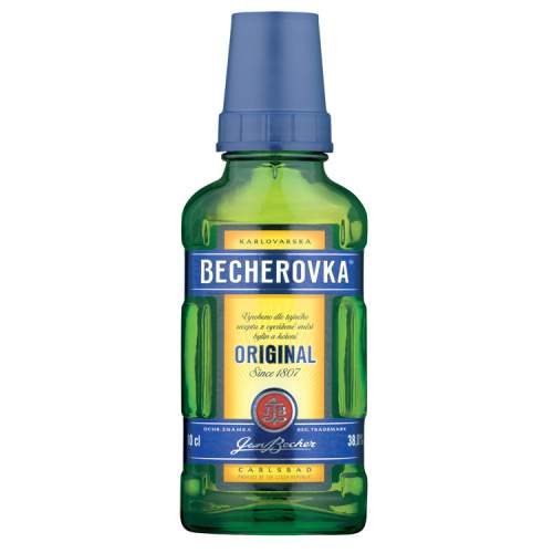 Becherovka 38 % 0,1 l (holá láhev)