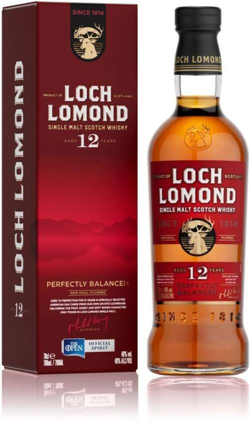 loch lomond 12y whisky 46% 0,7l (holá láhev)