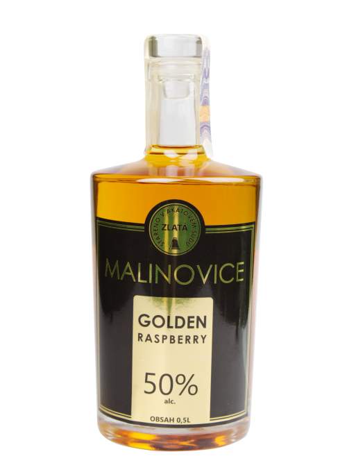 SSvach Zlatá Malinovice 50% 0,5L  (holá lahev)