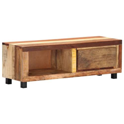 HD TV stolek 100 x 30 x 33 cm masivní recyklované dřevo