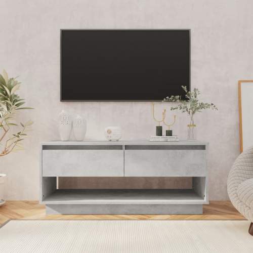 Emaga TV stolek betonově šedý 102 x 41 x 44 cm dřevotříska