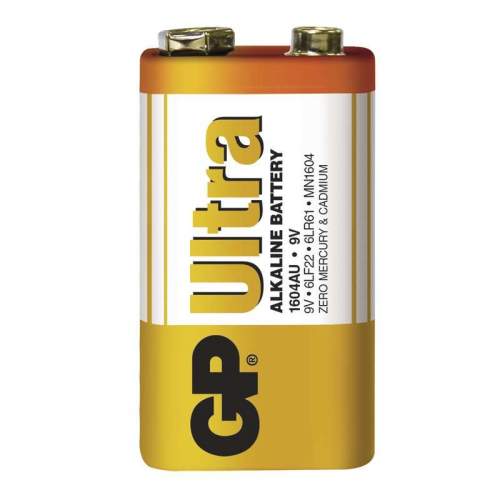 Alkalická baterie GP Ultra 6LF22 (9V)