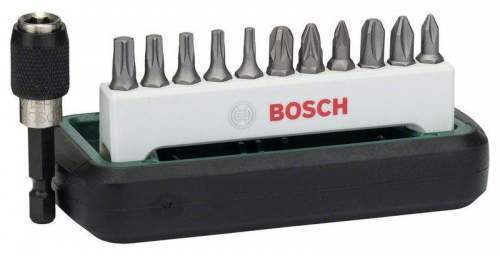 Bosch 12dílná sada standardních šroubovacích bitů, smíšená