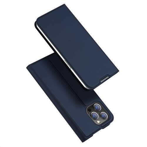 Dux Ducis Skin Pro holster cover flip pro iPhone 14 Pro modrý
