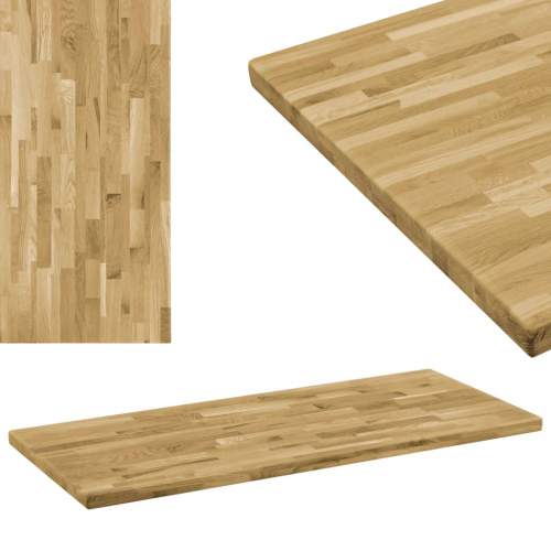 Shumee Stolní deska masivní dubové dřevo