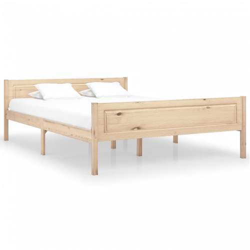 Rám postele masivní borové dřevo 160 x 200 cm