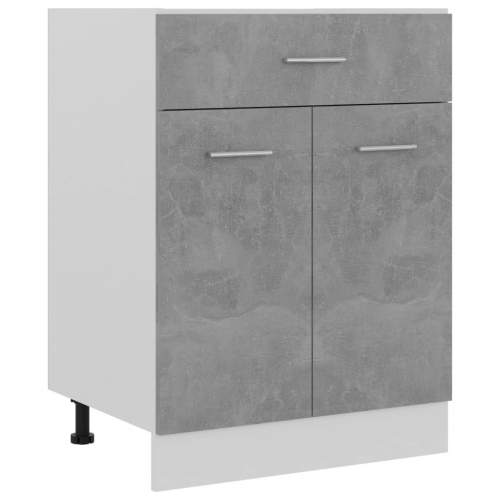 Shumee Spodní kuchyňská skříňka se zásuvkou 801232 betonově šedá