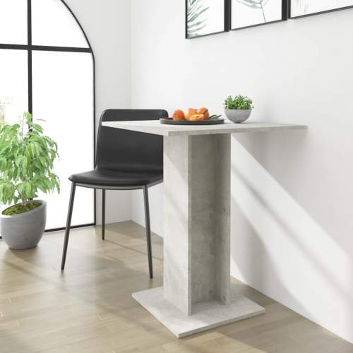 Bistro stolek betonově šedý 60 x 60 x 75 cm dřevotříska