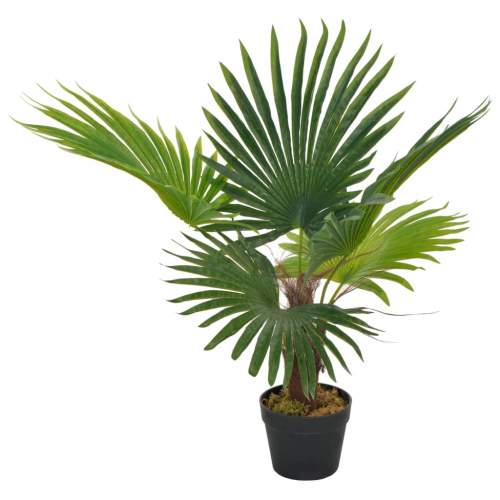 shumee Umělá palma s květináčem zelená 70 cm