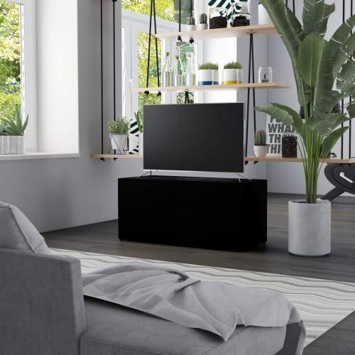 VIDA TV stolek černý 80 x 34 x 36 cm