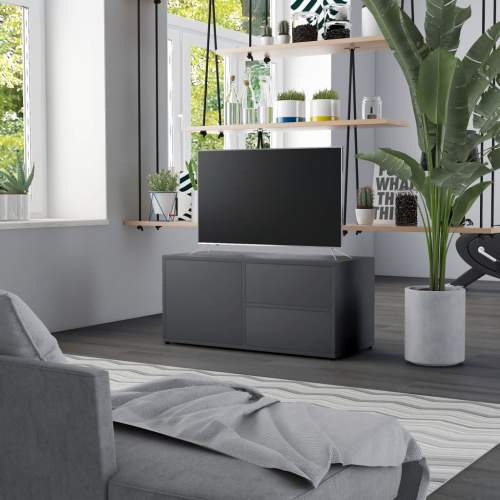 VIDA TV stolek šedý 80 x 34 x 36 cm