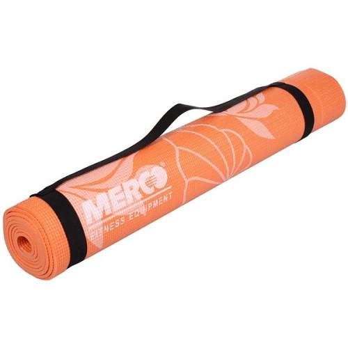 Merco | Print PVC 4 Mat podložka na cvičení oranžová