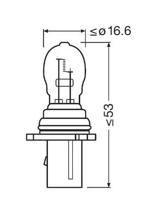 Žárovka, světlo denního provozu / obrysové světlo OSRAM 828