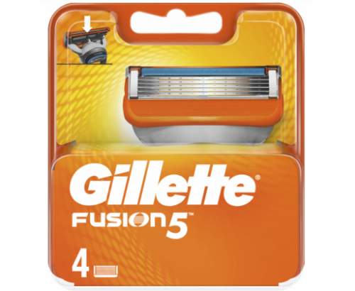 Gillette Fusion náhradní hlavice 4 ks