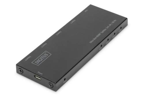 HDMI rozbočovač Digitus DS-45323 DS-45323, 4 porty, černá
