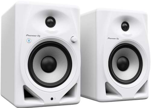 Pioneer DJ DM-50D-BT-W 5-palcové aktivní studiové monitory s Bluetooth, bílé