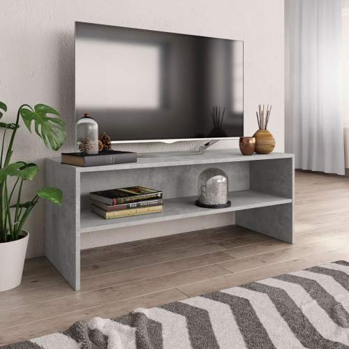 VIDA TV stolek šedý 100 x 40 x 40 cm